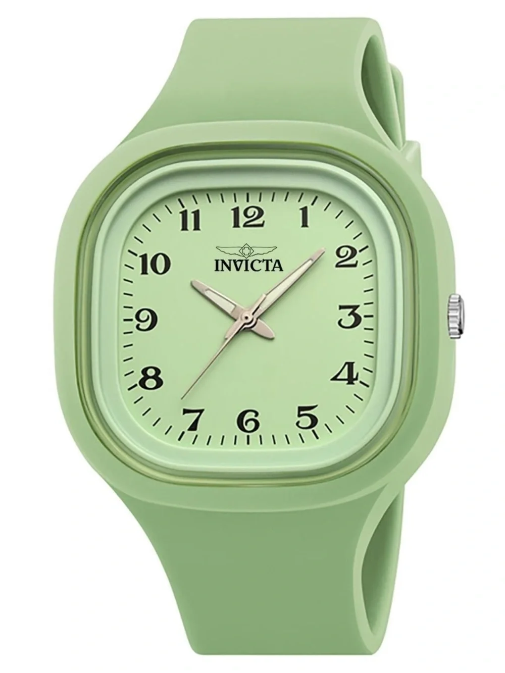 Invicta Light Mint Green Silicone Analog Watch